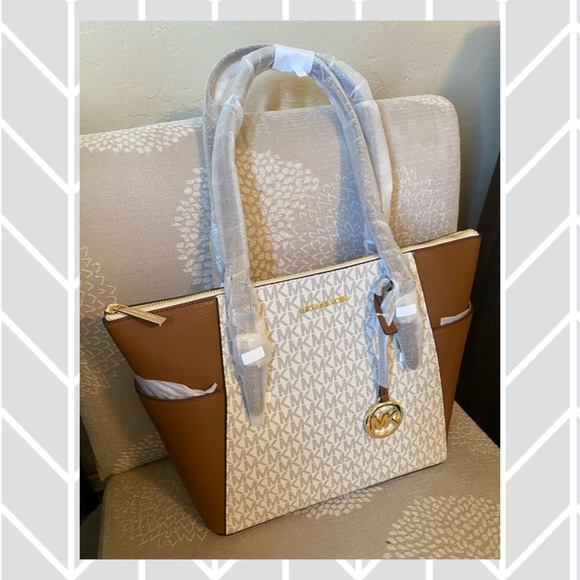 ✨MICHAEL KORS✨Authentic Vanilla Tote NEW! - Picture 3 of 12
